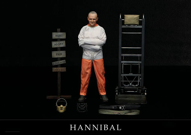 Для коллекции 1/6 полный комплект The Silence of the Lambs 1991 Hannibal Lecter белая тюрьма униформа вер./рубашка вер - Цвет: Straitjacket Ver.