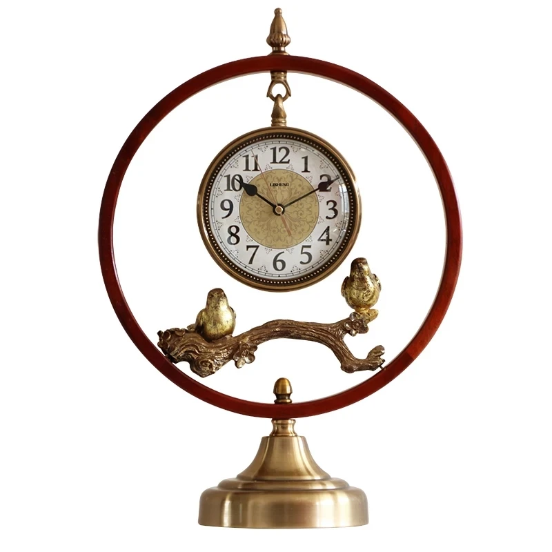

Creative pendulum clocks in large living room of new Chinese-style desk clocks Simple decorative art clocks for household sittin