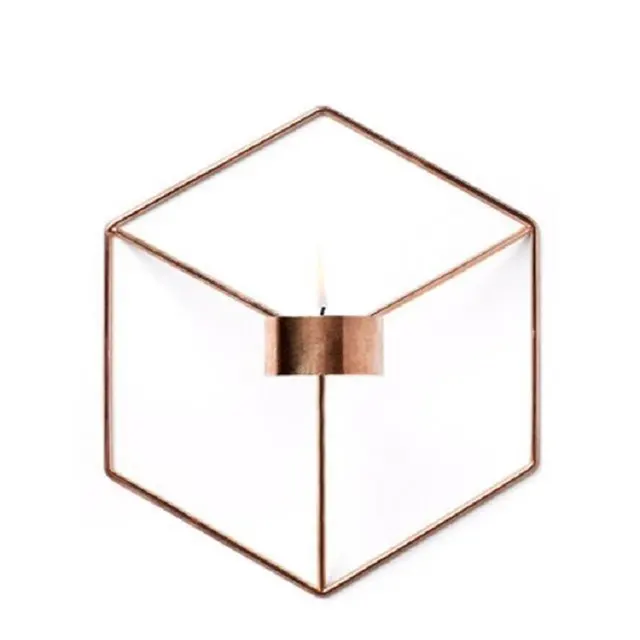 Buy Geometry Gold Metal Candle Holders Candle Holder