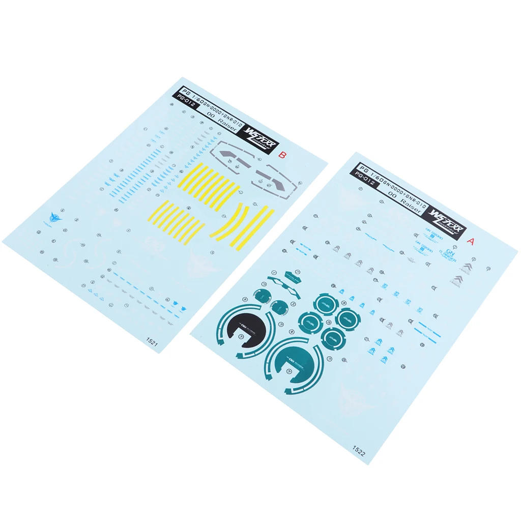 Model Decal Water Slide Sticker Model Tools for PG 1:60 Gundam Tools Accessories