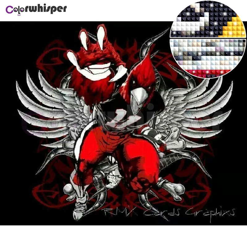Diamond Painting Full Square/Round Drill NFL Arizona Cardinals American