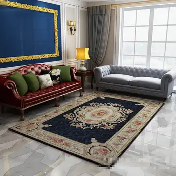 

LeRadore 100% Wool Floor Mat Germany BASF Glue Wool Carpet for Home Star Hotels Mansion Office Plus Size Custom Soft Carpet