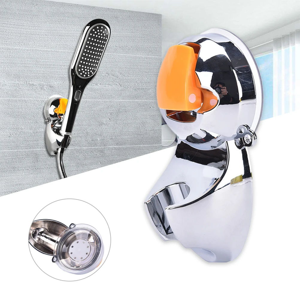 1pc Adjustable Shower Head Holder Sucker Handheld Spray Mount Suction Bracket Bathroom Hardware