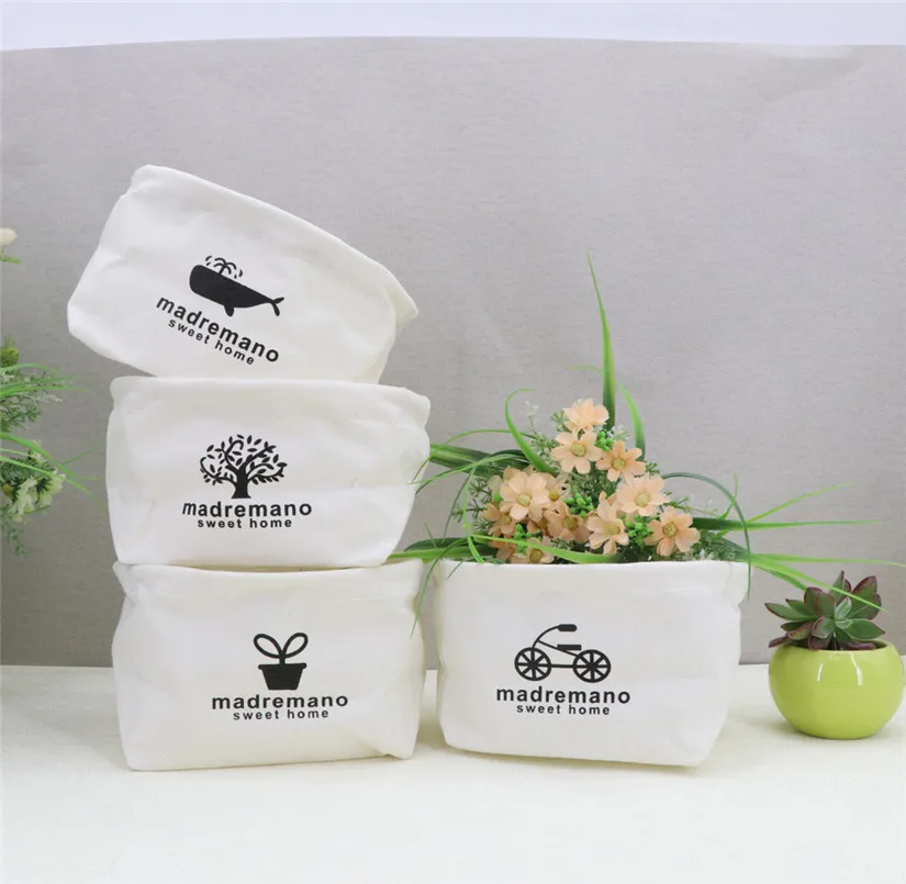 

Waterproof Canvas Laundry Clothes Basket Storage Basket Folding Storage Box RO22 2018 drop shipping