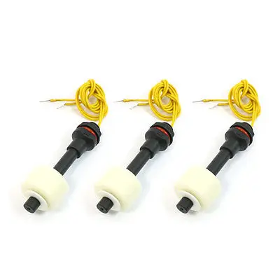 

Black Liquid Water Level Sensor Plastic PP Floating Switch ZP6210 3 Pieces