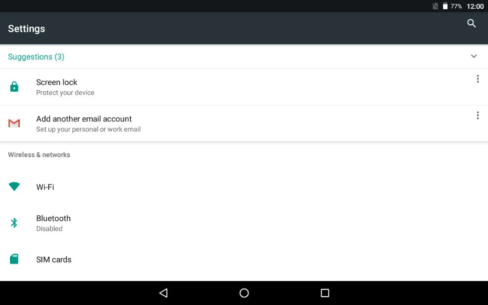 andorid 7.0 tablet