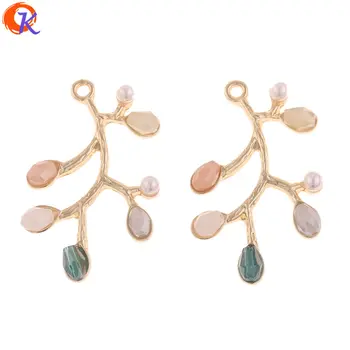 

Cordial Design 40Pcs 22*32MM Jewelry Accessories/Earrings Connectors/Branch Shape/DIY Earrings Making/Hand Made/Earring Findings
