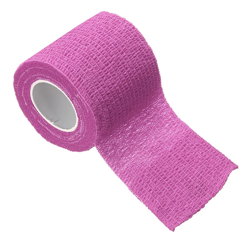 2.5cm*4.5m Self-Adhesive Elastic Bandage First Aid Medical Health Care Treatment Gauze Tape Outdoor Tools Non-woven 1 PC/3PCS