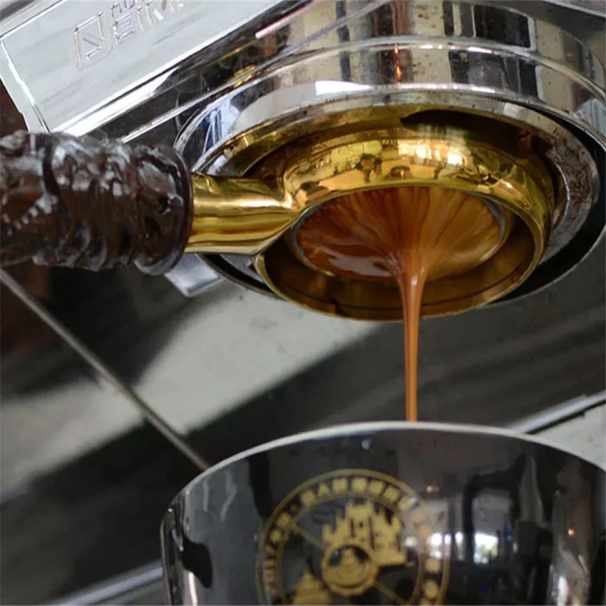 Эспрессо кофе без дна портафильтр E61 группа-головка 58 мм кофемашина твердая деревянная ручка 304 нержавеющая сталь кофейные инструменты