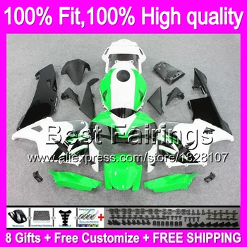 

Fairing For HONDA Injection CBR600RR 03-04 24B10 CBR600 RR Green white F5 CBR 600RR 600 RR 03 04 2003 2004 +decal Green black