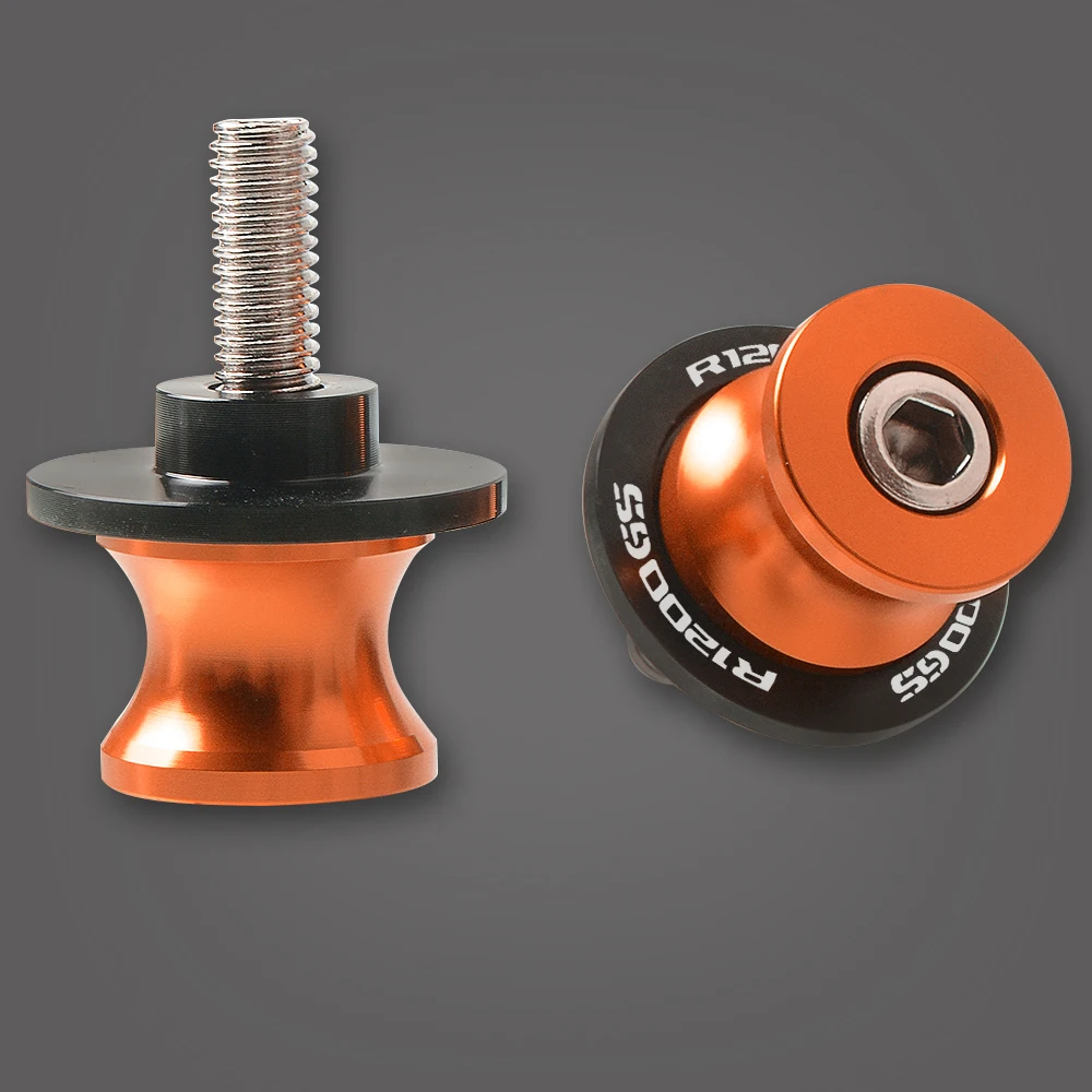  8MM Motorcycle Swingarm Sliders Spools Stand Screws For BMW R1200GS R1200 GS 2004-2012 2005 2006 20