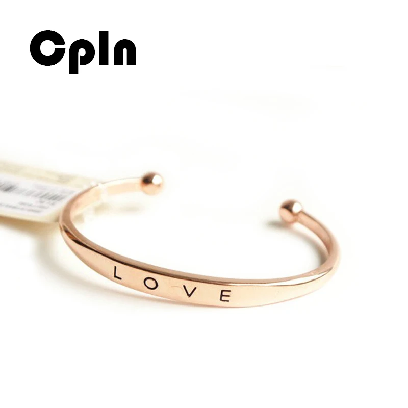 Cpln тренд горячие модные браслеты для женщин мужчин Простой Любовь открытые украшения из сплава, браслеты
