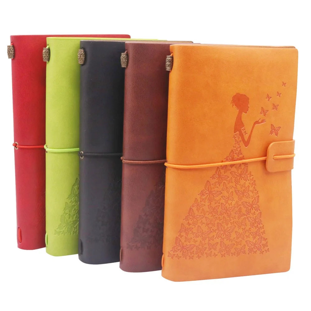 1 pcs Wedding Straps The Retro Notepad Current Notebook Replaceable Page School Office Family