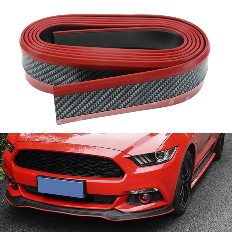 High Quality Car Carbon Fiber Front Bumper Lip Splitter Chin Spoiler Body Kit