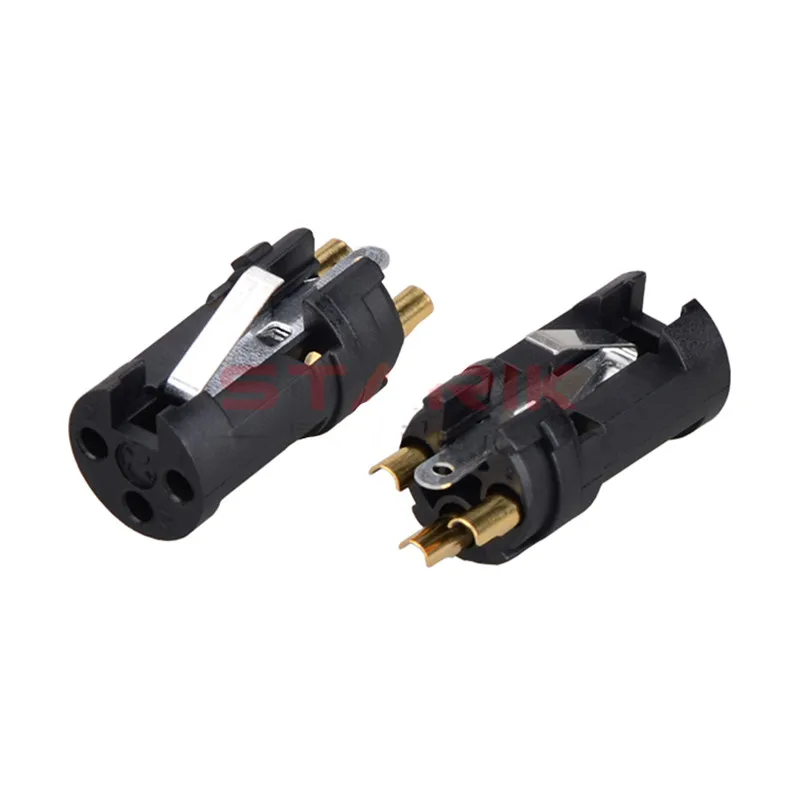 NEUTRIK YONGSHENG GOLD 3 Pin YS177 Male XLR PLUGS YS176 Female XLR Connector jack free shipping