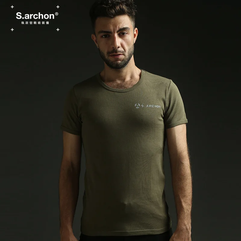 

Casual Breathable Military T Shirt for Men Pockets O Neck Short Sleeve T Shirt Coolmax Fitness Quick Dry Tactical Army T-Shirts