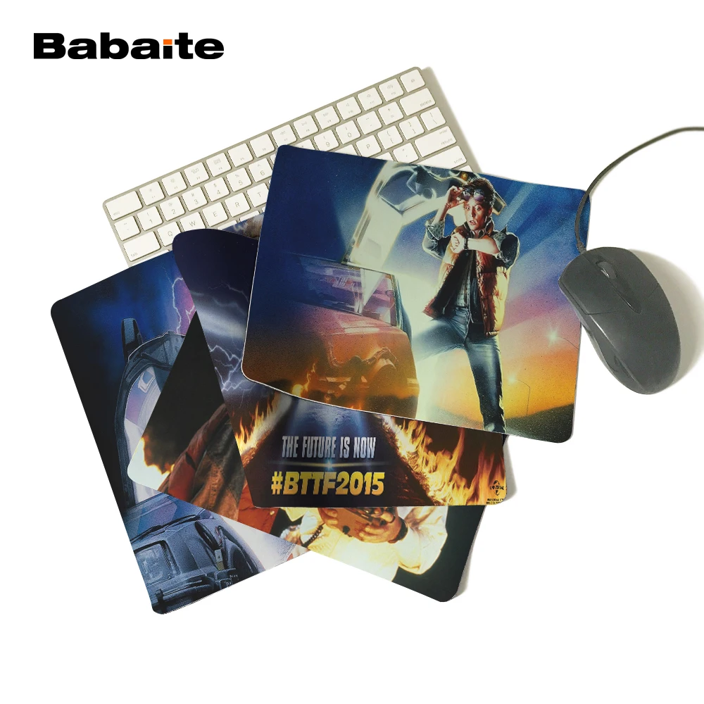 

BabaiteHigh Quality Large Rubber Speed Game Mousepad Marty Mcfly Back to the Future Hot Sale Mouse Pad Computer Gaming MousePads