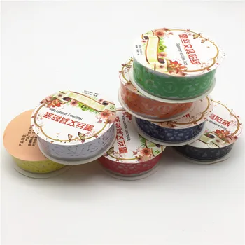 

56pcs 7 Colors Mix 15mm X 100cm Lace DIY Washi Tapes Stickers Gift Wrapping Christmas Wedding Decorative Scrapbooking