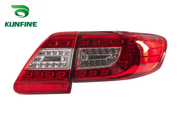 

KUNFINE Pair Of Car Tail Light Assembly For TOYOTA COROLLA 2011 2012 2013 LED Brake Light With Turning Signal Light