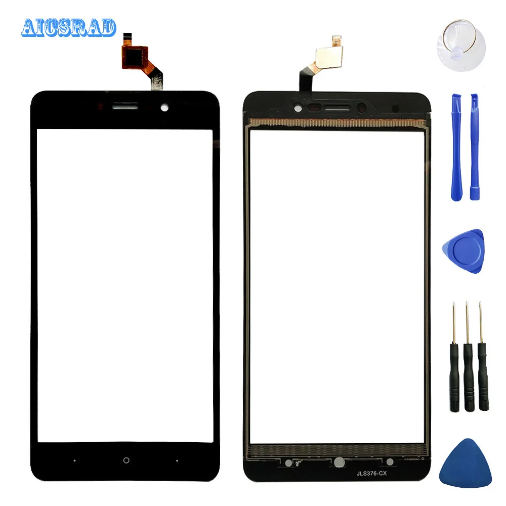 AICSRAD 5 дюйма Оригинальное протестированное стекло внешней панели для wiko lenny 4 plus
