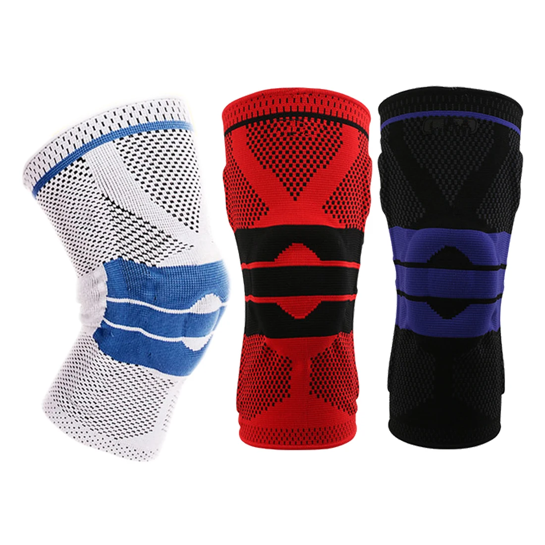 1 Pcs Basketball knie brace Sport Safety Football Volleyball Silicone