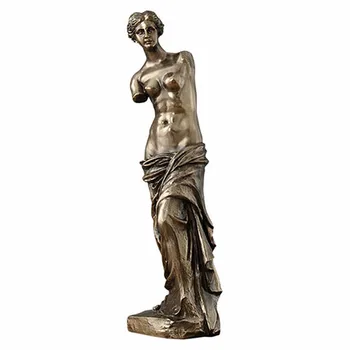 

Creative Cold Cast Copper Venus Statue Decor Modern Minimalist Art Desk Ornaments Wine Cabinet Porch Bookshelf Home Decor M1340