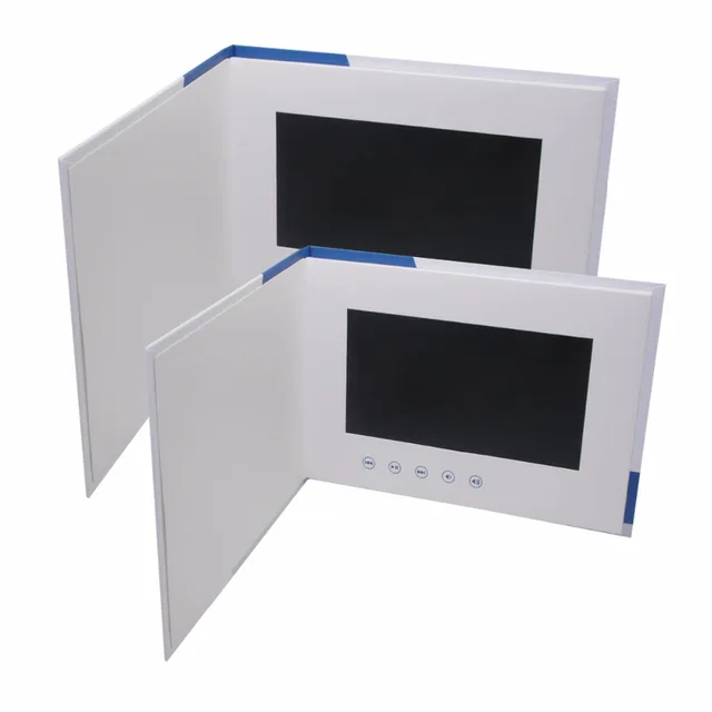 7inch Screen Brochure Universal Video Greeting Cards Fashion Design Video Advertising Cards(hyh-3070)