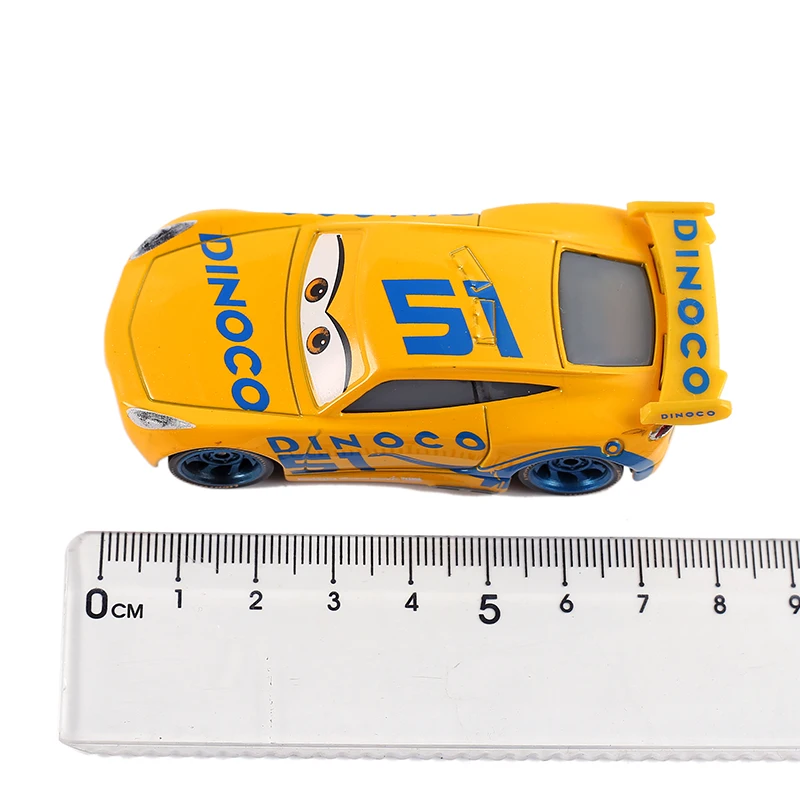 Disney Pixar Cars 2 & 3 Dinoco Cruz Ramirez Jackson Storm Metal Diecast Toy Car 1:55 свободная совершенно новая в