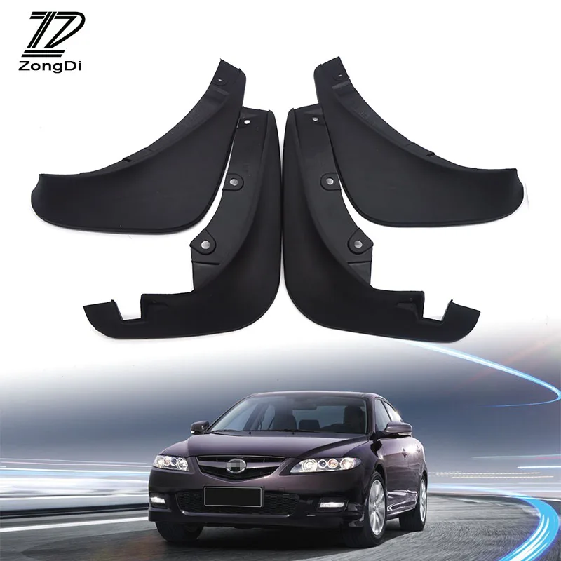 ZD автомобильные передние и задние брызговики для Mazda 6 Sedan 2002 2003 2004 2005 2006 2007 2008