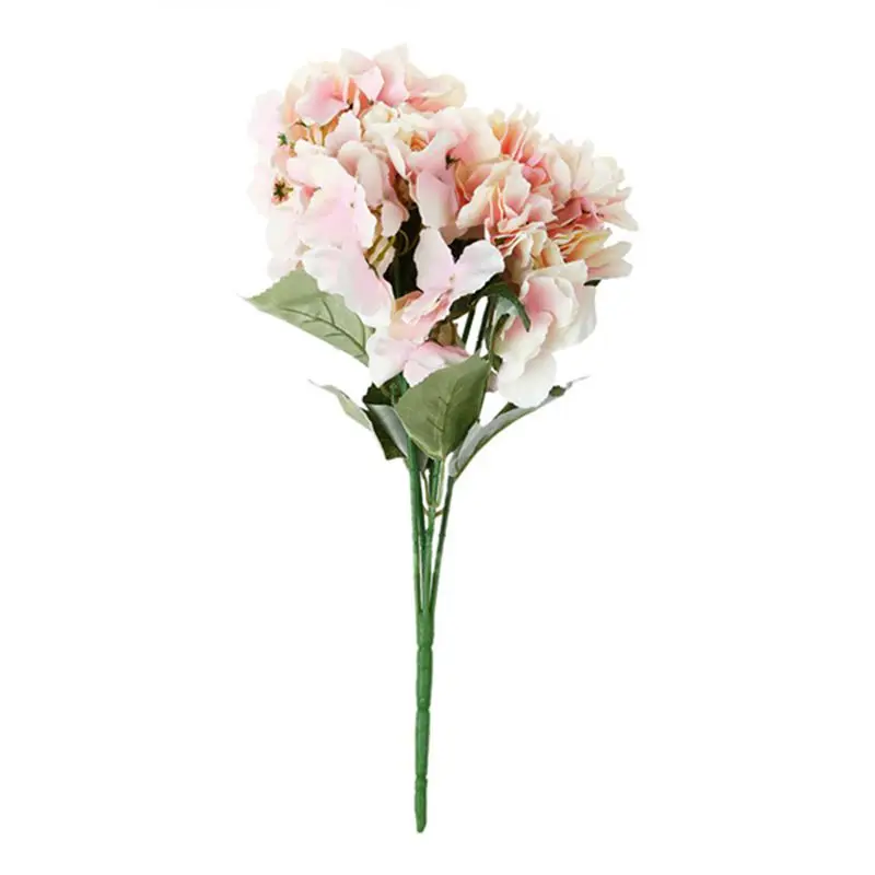 Искусственный цветок гортензии 5 больших головок букет(диаметр " Каждая голова