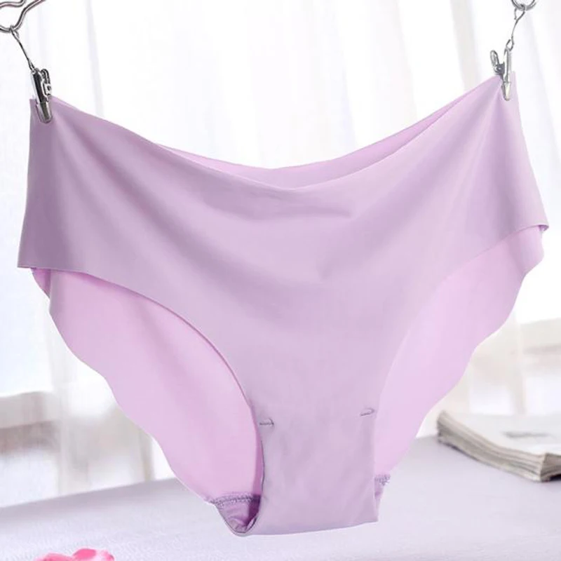 

Female Seamless Cotton Panties On For Women Sexy Panty Invisible Underwear Intimates Ladies Female Briefs Lingerie mujer bragas