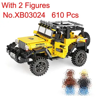 

New XingBao 03024 512PCS Car Series The Offroad Adventure Set Building Blocks Toys For Kids Educational Funny Kids Gifts Model