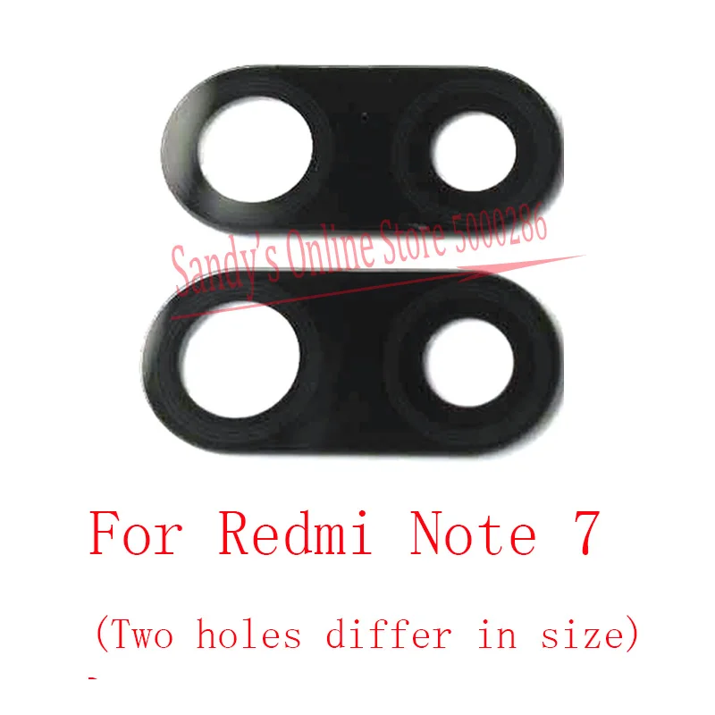 

2PCS/Lot Rear Back Camera Glass Lens Cover For Xiaomi Redmi Note 7 Main Back Camera Lens Glass With Adhesive Replacement Parts