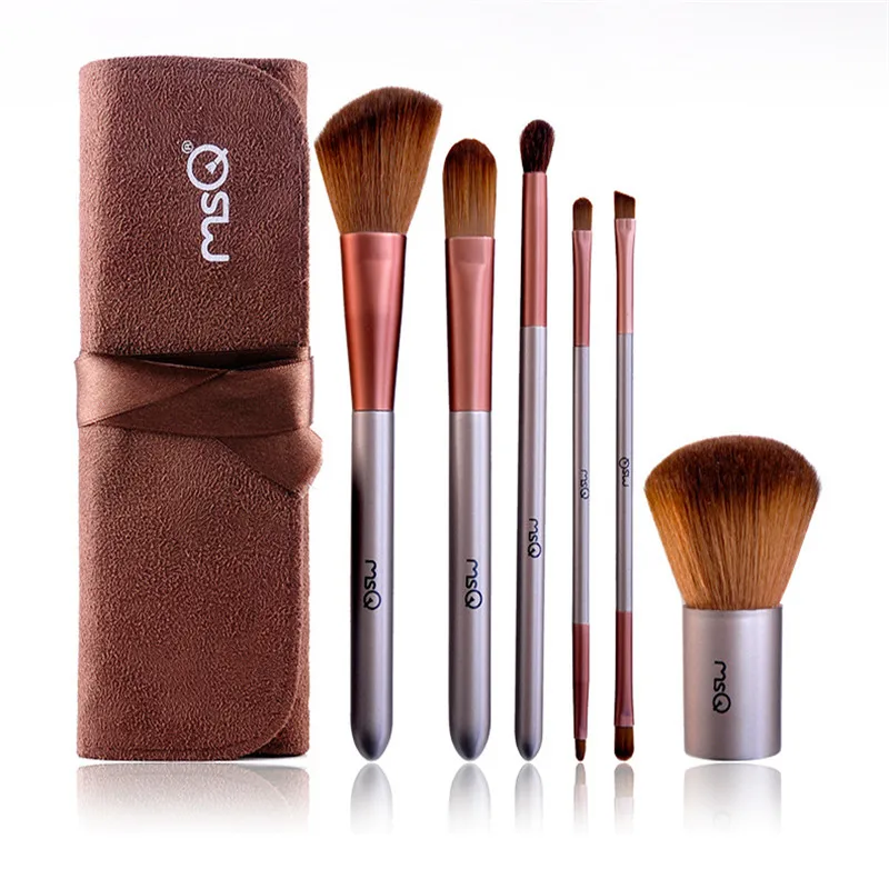 6 pcs Premiuim Makeup brush set High Quality Soft Hair ...