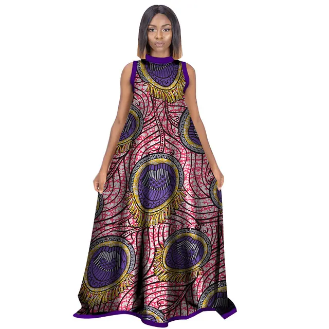 sleeveless african dress