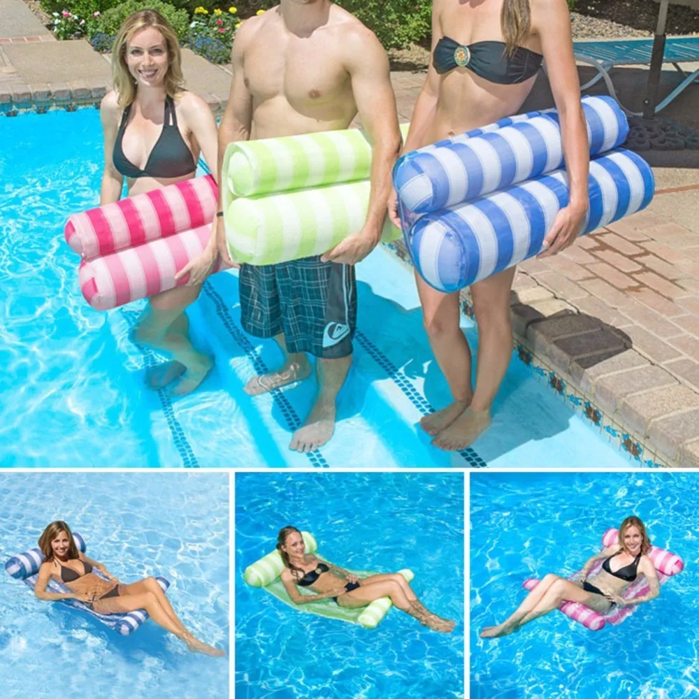 

Inflatable Air Mattress Swim Float Swimming Pool Water Floating Boat Mat Row For Adults Kids Pool Accessories