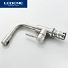 LEDEME Basin Faucet Water Tap Bathroom Faucet Stainless Steel Finish Single Handle Water Sink Tap Mixer Bath Faucets L1098-4 ► Photo 2/6