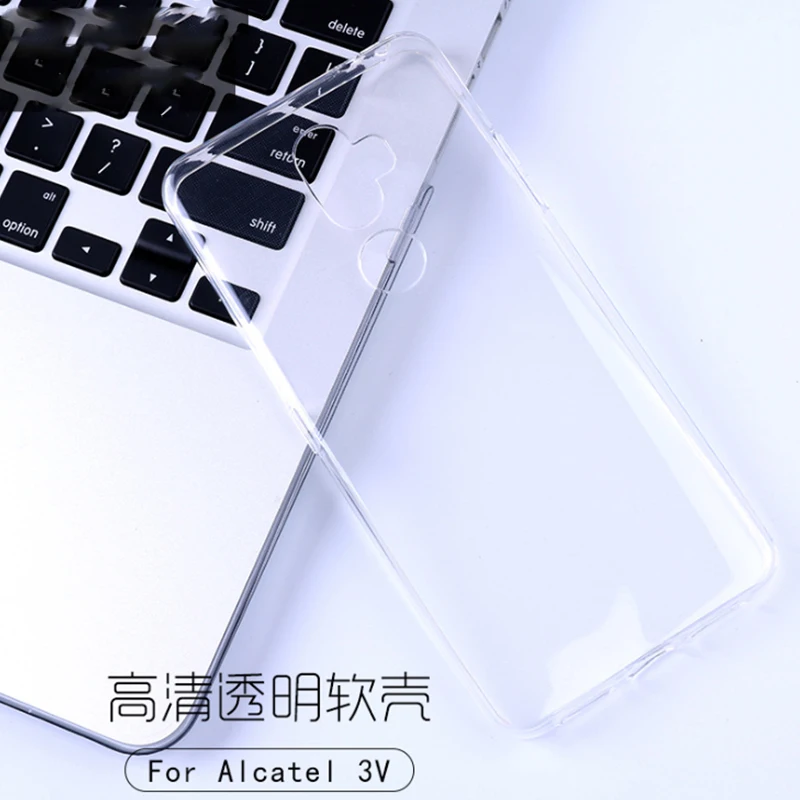 

For Alcatel 3v Case Crystal Silicon Back Cover On 3 V Transparent Tpu