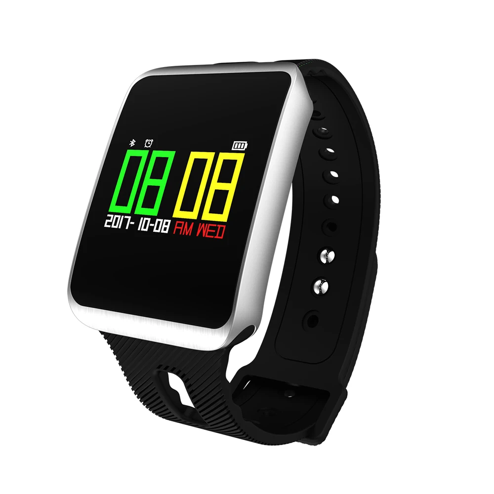 Waterproof TF1 Bluetooth 4 0 Heart Rate Blood Pressure Blood Oxygen Sleep Monitor Sedentary Reminder Smart