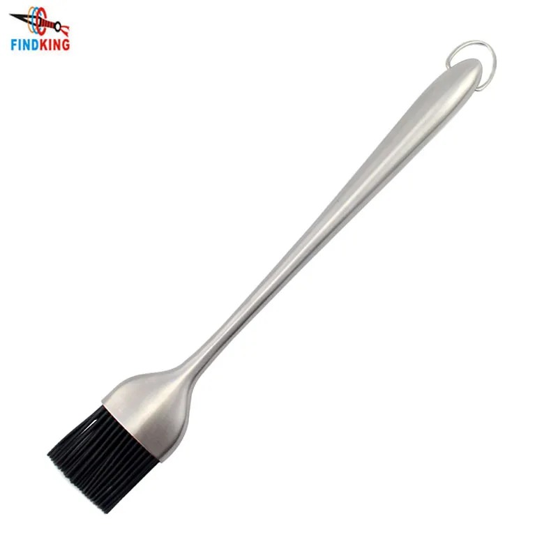 Findking BBQ/Grill Basting Brush and Pastry Brush,Stainless Steel