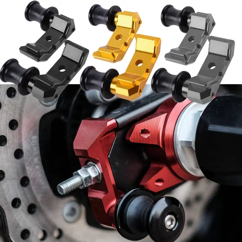 OES Frame Sliders Fork Sliders Rear Axle Sliders Yamaha FZ-07 FZ07 MT-07 2015 2016 2017 2018 2019 No Cut Red