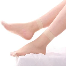 20 штук, 10 пар, летние дышащие женские короткие носки, тонкие прозрачные шелковые носки с кристаллами, женские носки черного цвета