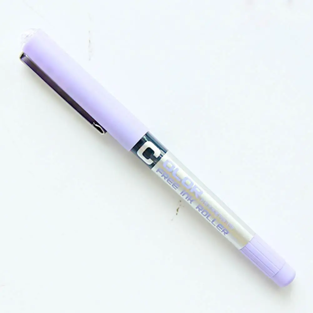 Высокое качество, прямая жидкость, шариковая ручка, PVN-159, 0,38 мм, игла, очень тонкая, жидкие чернила, шариковая ручка, для офиса, школы, r20 - Цвет: purple