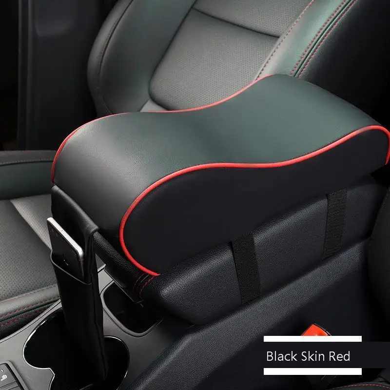 Car Armrest Box Mat Memory Cotton Leather Soft Central Armrest Console