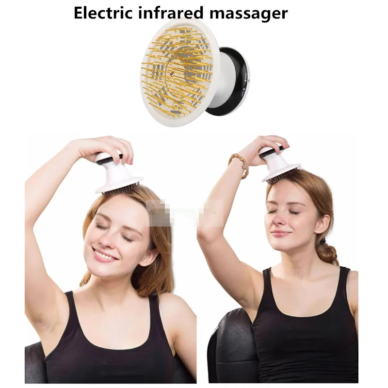 electric massager head massage scalp Infrared massage pressure points