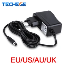 3meters Power Adapter AC100V-240V DC12V 1A Output Power Adaptor EU/AU/UK/US Plug Wall Charger DC 5.5mm x 2.1mm for CCTV Camera
