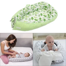 Портативное детское гнездо для кроватки для новорожденных Biomimicry многофункциональная детская дорожная кровать с бампером матрасом