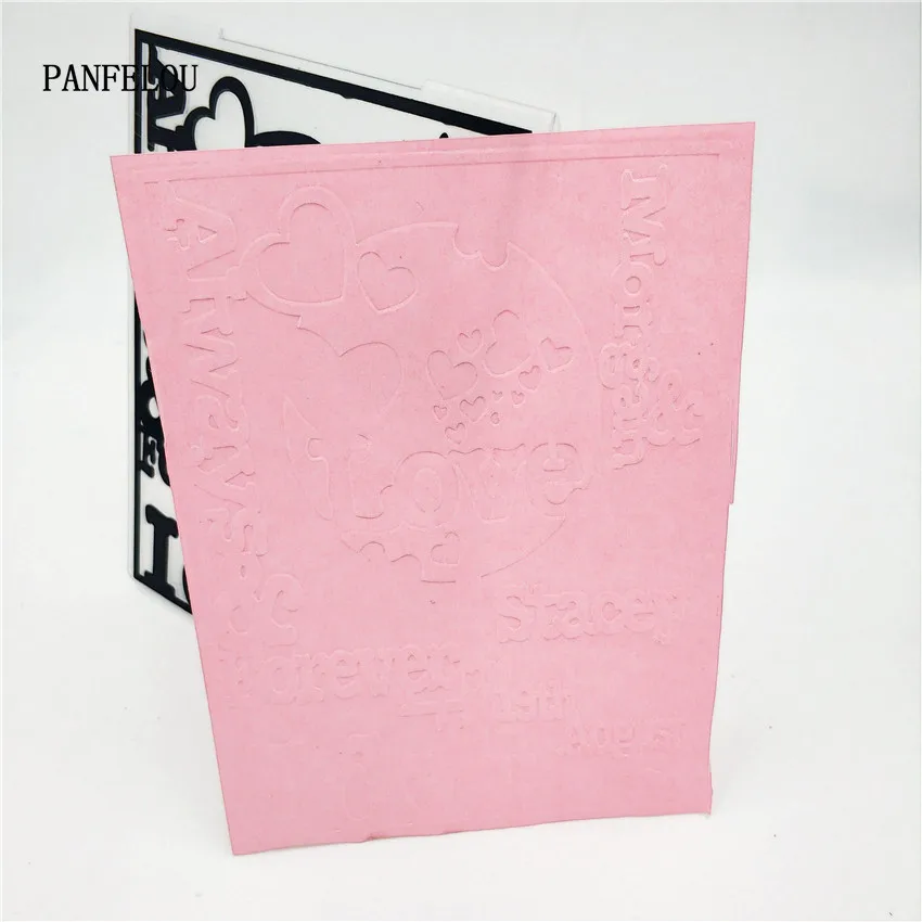 PANFELOU Пасхальная валентинка папки для тиснения пластик для скрапбукинга DIY шаблон помадка торт фотоальбом изготовление карт