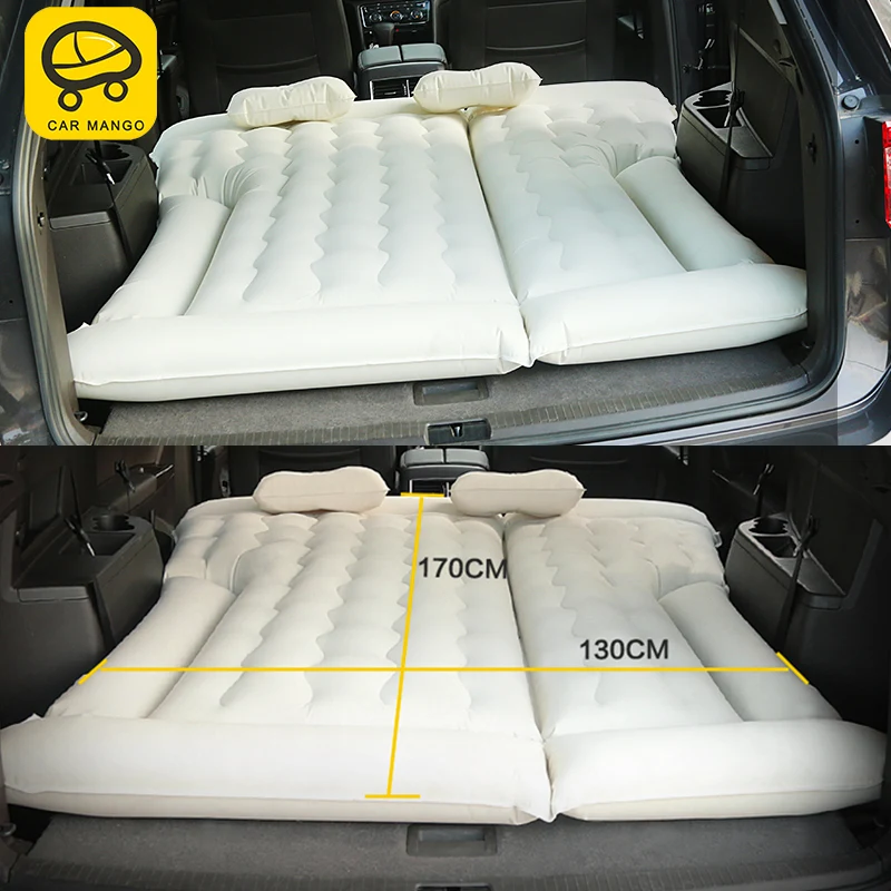 

CARMANGO For Volkswagen Atlas 2017 2018 Special Accessories Flocking Inflatable Bed