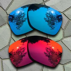 Небесно-голубые и фиолетовые красные солнцезащитные очки поляризованные Сменные линзы для солнцезащитных очков Oakley Deviation